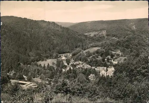 Ansichtskarte Treseburg Panorama-Ansicht 1960