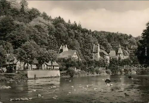 Ansichtskarte Treseburg Panorama-Ansicht 1970