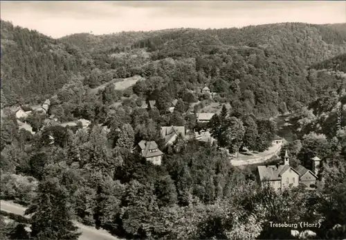 Ansichtskarte Treseburg Panorama-Ansicht 1974