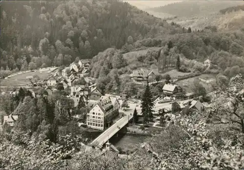 Ansichtskarte Treseburg Panorama-Ansicht 1970