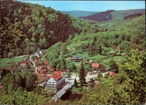 Ansichtskarte Treseburg Panorama-Ansicht 1980