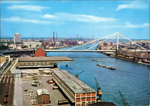 Ansichtskarte Mannheim Kurt Schumacher Brücke 1979