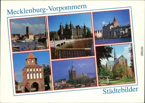 Schwerin Wismar, Schwerin, Rostock, Ribnitz, Stralsund, Bad Doberan 1991
