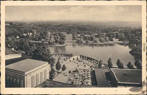 Werder-Magdeburg Ausstellungsgelände - Blick auf den Adolf Mittag See 1932 