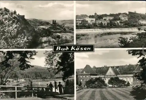 Bad Kösen Saaleck Rudelsburg Saline Campingplatz Medizinische Badeanstalt 1974