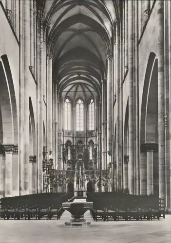 Ansichtskarte Magdeburg Dom - Innenansicht 1966
