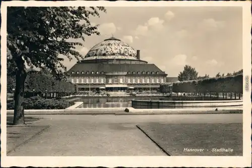 Ansichtskarte Hannover Stadthalle 1942