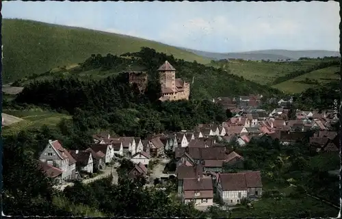 Ansichtskarte Rieneck Panorama-Ansicht 1964