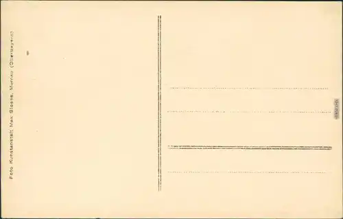 Ansichtskarte Murnau Straßenansicht 1932