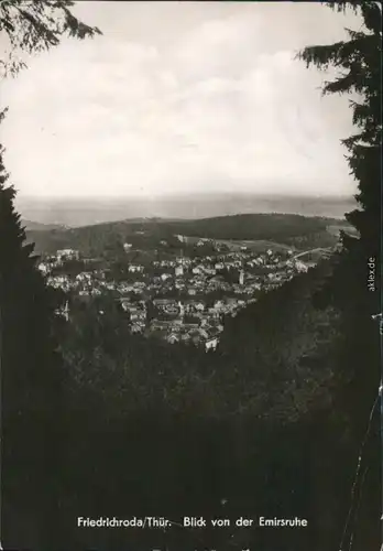 Ansichtskarte Friedrichroda Panorama-Ansicht 1965