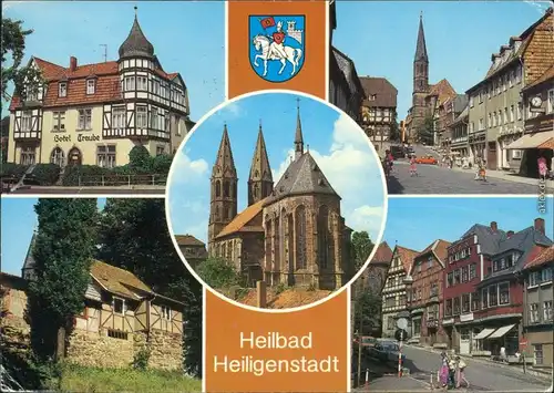 Heiligenstadt Hotel Traune, Marienkirche, Karl-Marx-Straße, Martinskirche  1985