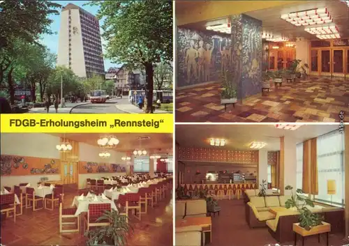 Ansichtskarte _Sachsen allgemein FDGB-Erholungsheim "Rennsteig" 1983/1983