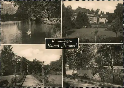 Ansichtskarte Jonsdorf Kuranlagen 1965