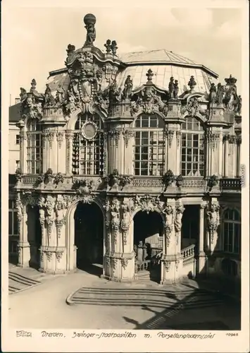 Innere Altstadt-Dresden Zwinger - Stadtpavillon (Walter Hahn Nr. 10965) c1956