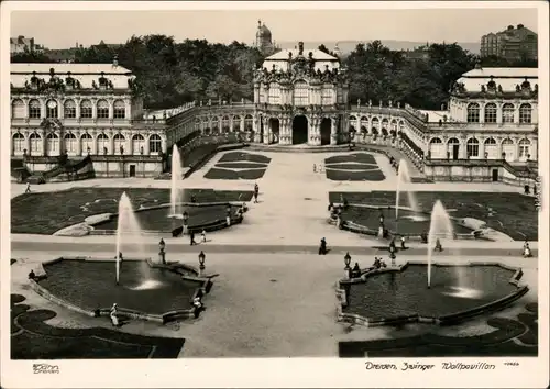 Innere Altstadt-Dresden Dresdner Zwinger Wallpavillon 1960 Walter Hahn:10456