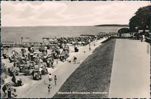 Ansichtskarte Kühlungsborn Strandpromenade 1963