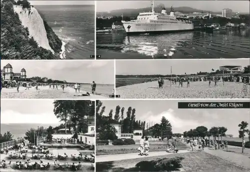 Göhren (Rügen) Königsstuhl, Freilichtbühne, Hafen, Strand, Strandpromenade 1985