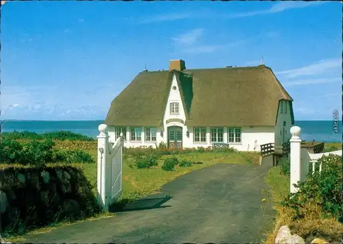 Ansichtskarte Insel Sylt Friesenhaus am Watt 1983