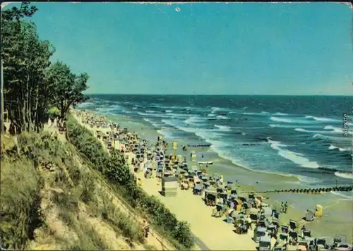 Ansichtskarte Koserow Strand 1951