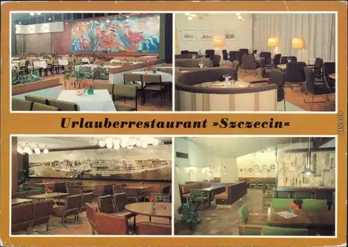 Binz (Rügen) FDGB-Urlauberrestaurent "Szczecin", Speiserestaurant "Odra" g1983