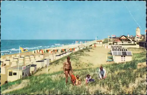 Ansichtskarte Katwijk aan Zee Strand 1968