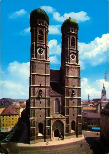 Ansichtskarte München Frauenkirche 1980