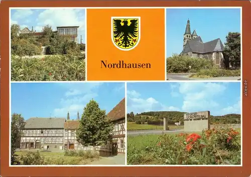 Nordhausen  Blasiikirche  Mahn- und Gedenkstätte KZ "Dora-Mittelbau" 1987