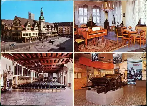 Leipzig Museum für Geschichte  Stadt Leipzig, Altes   Mendelssohnzimmer g1985