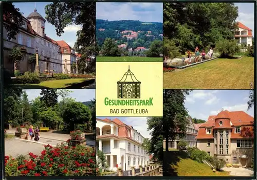 Ansichtskarte Bad Gottleuba-Berggießhübel Gesundheitspark - Sanatorium 1994