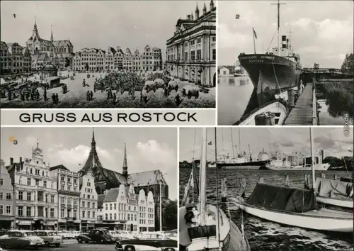 Rostock Kulturhistorisches Museum, Pionierschiff "Vorwärts", Giebelwand 1977