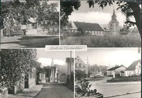 Wanzleben Remkersleben: Eichplatz, Klosterkirche, Meyendorf Friedensstraße 1984