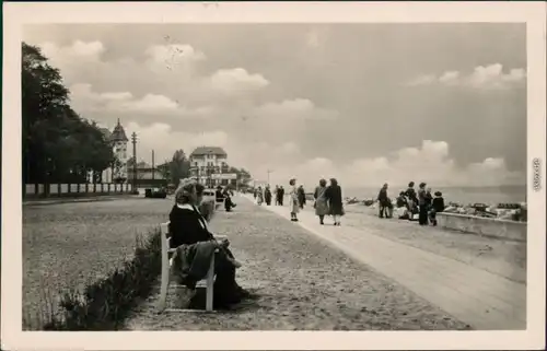 Ansichtskarte Kühlungsborn Strandpromenade 1954