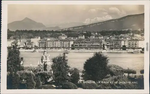 Ansichtskarte Genf Genève Panorama-Ansicht 1970