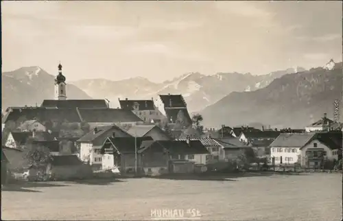 Ansichtskarte Murnau Panorama-Ansicht 1930