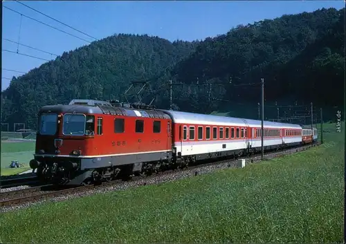 Burgdorf-Baddeckenstedt Elektrische Schnellzuglokomotive Re 4/4" Nr. 11 121 1967
