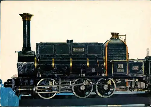 Ansichtskarte  Dampflokomotive "Behaim" 1848 1985