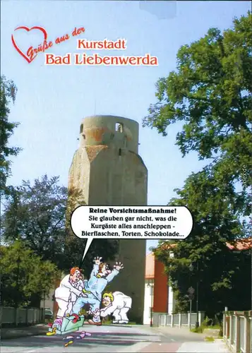 Ansichtskarte Bad Liebenwerda Lubwartturm 2000