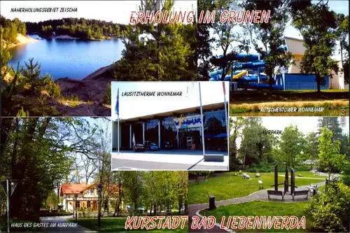 Bad Liebenwerda Waldbad / Schwimmbad, Haus des Gastes, Kurpark 2000