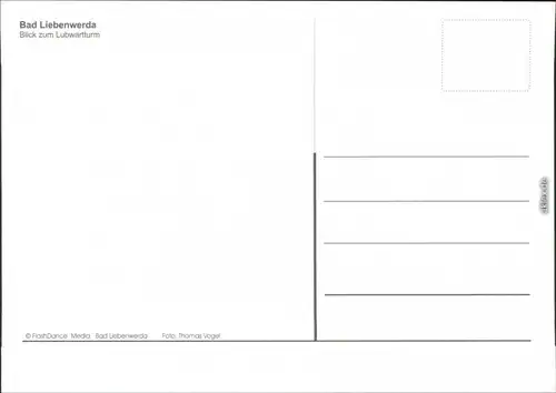 Ansichtskarte Bad Liebenwerda Lubwartturm 2000