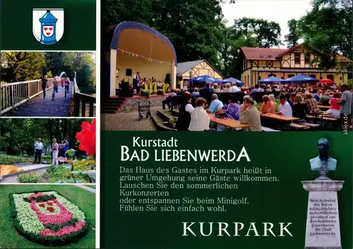 Ansichtskarte Bad Liebenwerda Kurpark 2000