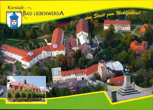 Bad Liebenwerda Rathaus, Luftbild - Rheumaklinik/Fontana-Klinik 2000