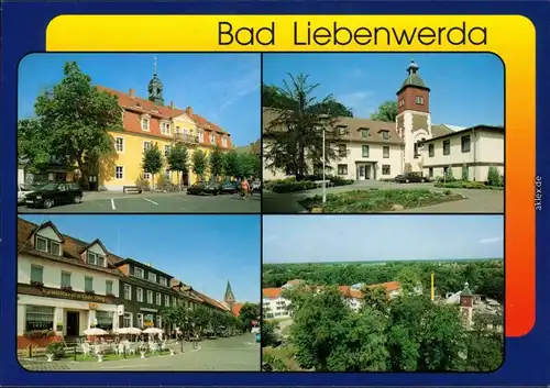 Bad Liebenwerda Rathaus, Eisenmoorbad, Roßmarkt, Rheumaklinik 1995