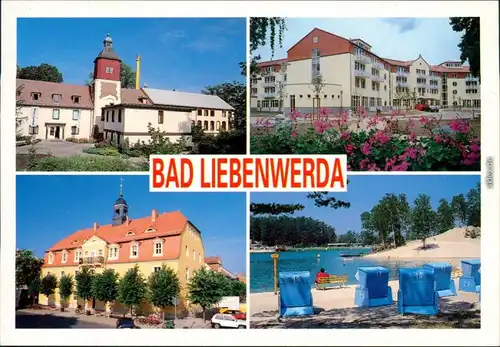 Bad Liebenwerda Eisenmoorbad, Rheumaklinik, Rathaus, Waldbad 1995