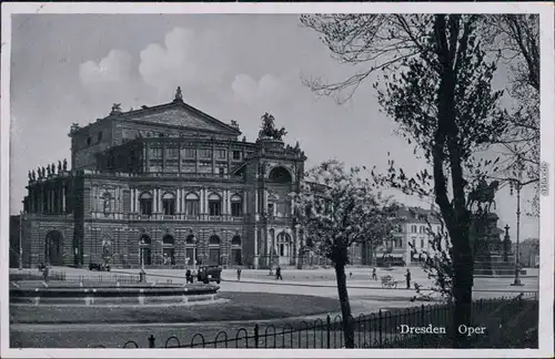 Ansichtskarte Innere Altstadt-Dresden Semperoper 1960