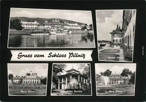 Ansichtskarte Pillnitz Schloss Pillnitz Mehrbild 
 1969
