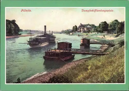Ansichtskarte Pillnitz Dampfschifflandungsplatz (Pillnitz) 1975