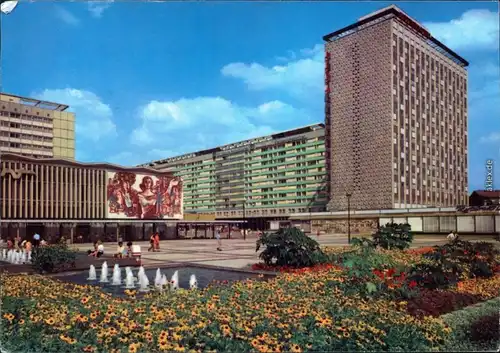 Ansichtskarte Seevorstadt-Dresden Interhotel "Newa" g1972