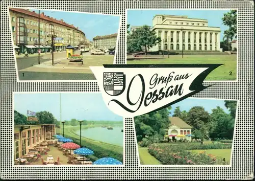 Dessau-Dessau-Roßlau Straße Deutsch-Sowjetischen Freundschaft  Milchbar  1962