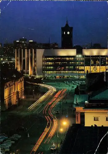 Mitte-Berlin Blick zum Palast der Republik in der Dämmerung g1985