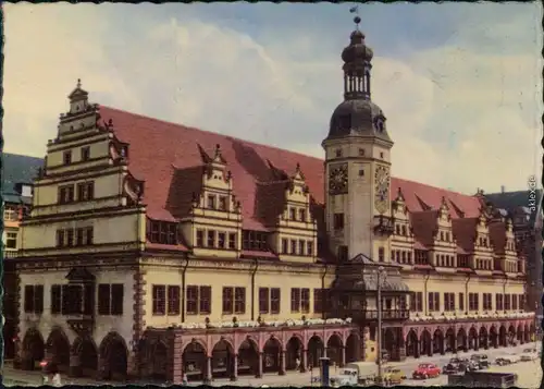 Ansichtskarte Leipzig Altes Rathaus 1960